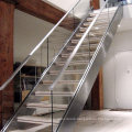 Stainless steel stair handrail fittings for stair systems